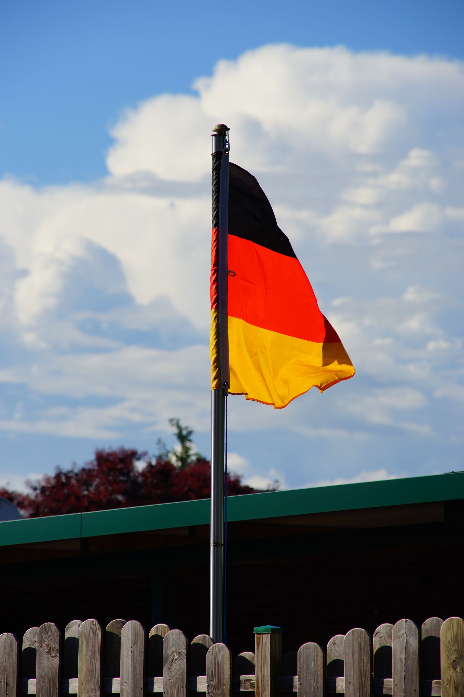 Minolta AF 80-200mm F2.8 HS-APO G sample photo. Germany, flag, fabric photography
