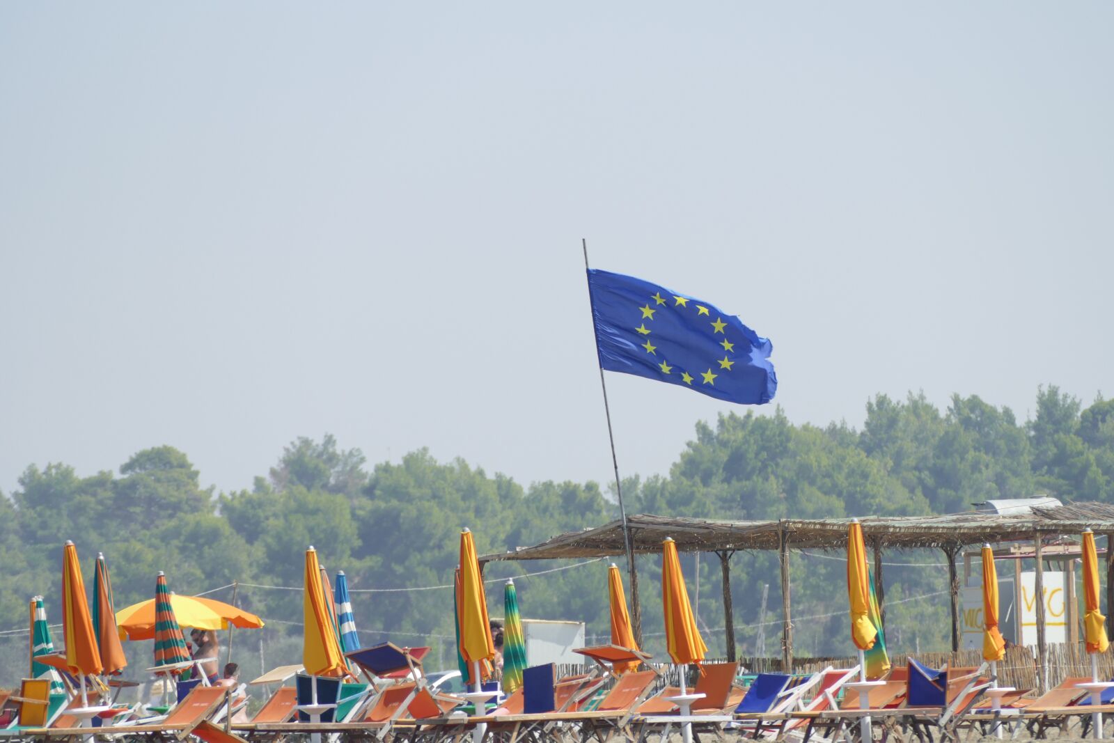 Panasonic Lumix DMC-FZ1000 sample photo. European, flag, in photography