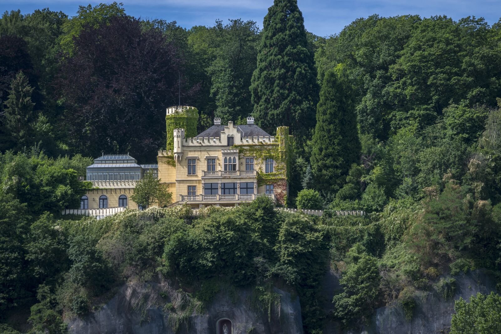 Nikon D5300 sample photo. Rhine, castle, romance photography