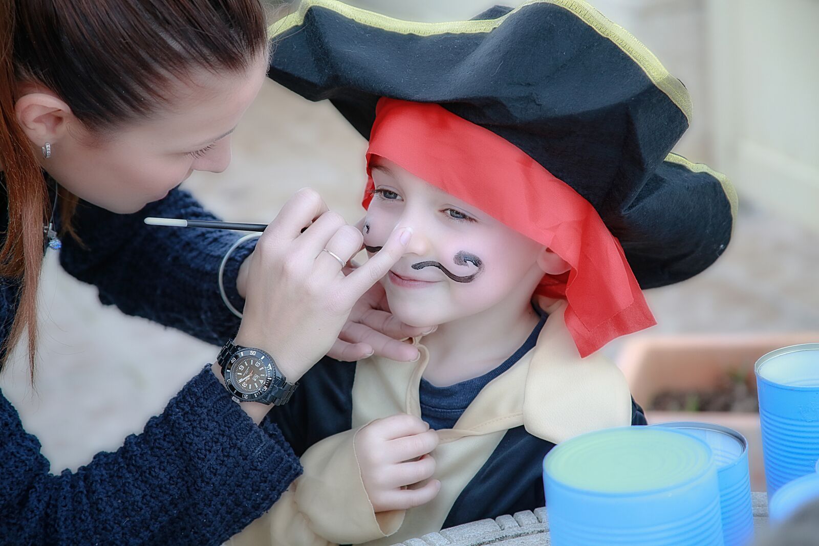 Canon EOS 5D Mark III sample photo. Makeup, child, birthday photography
