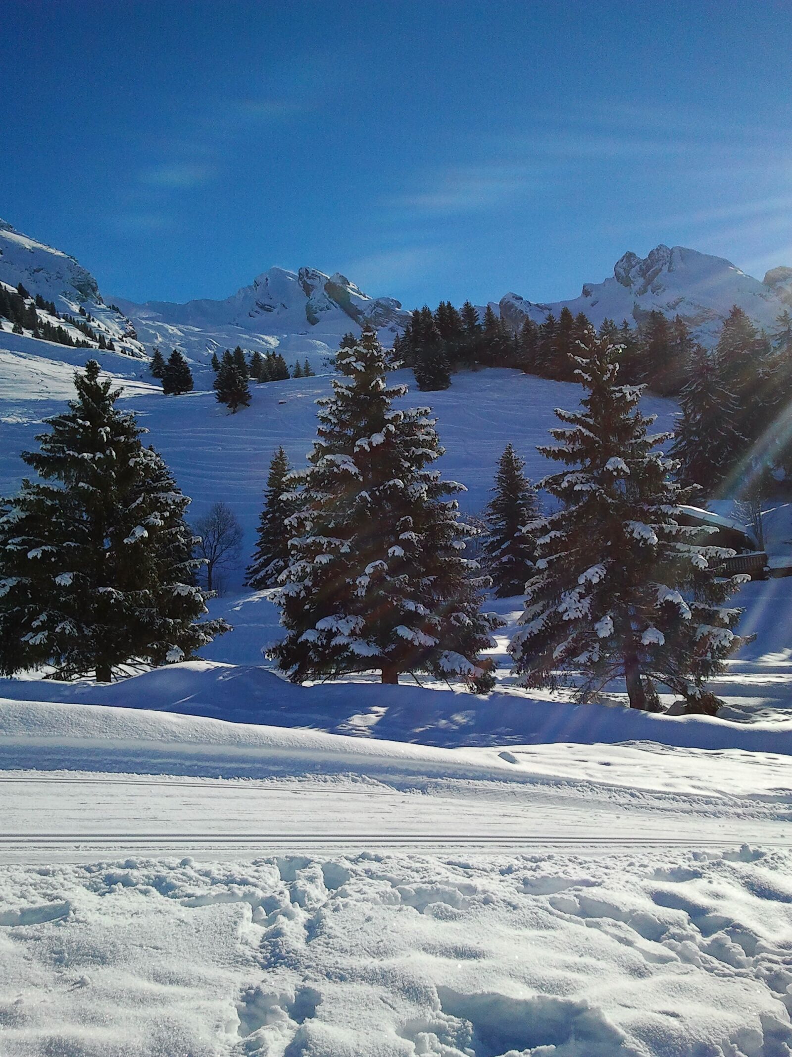 Samsung Galaxy S sample photo. Mountain, snow, winter photography