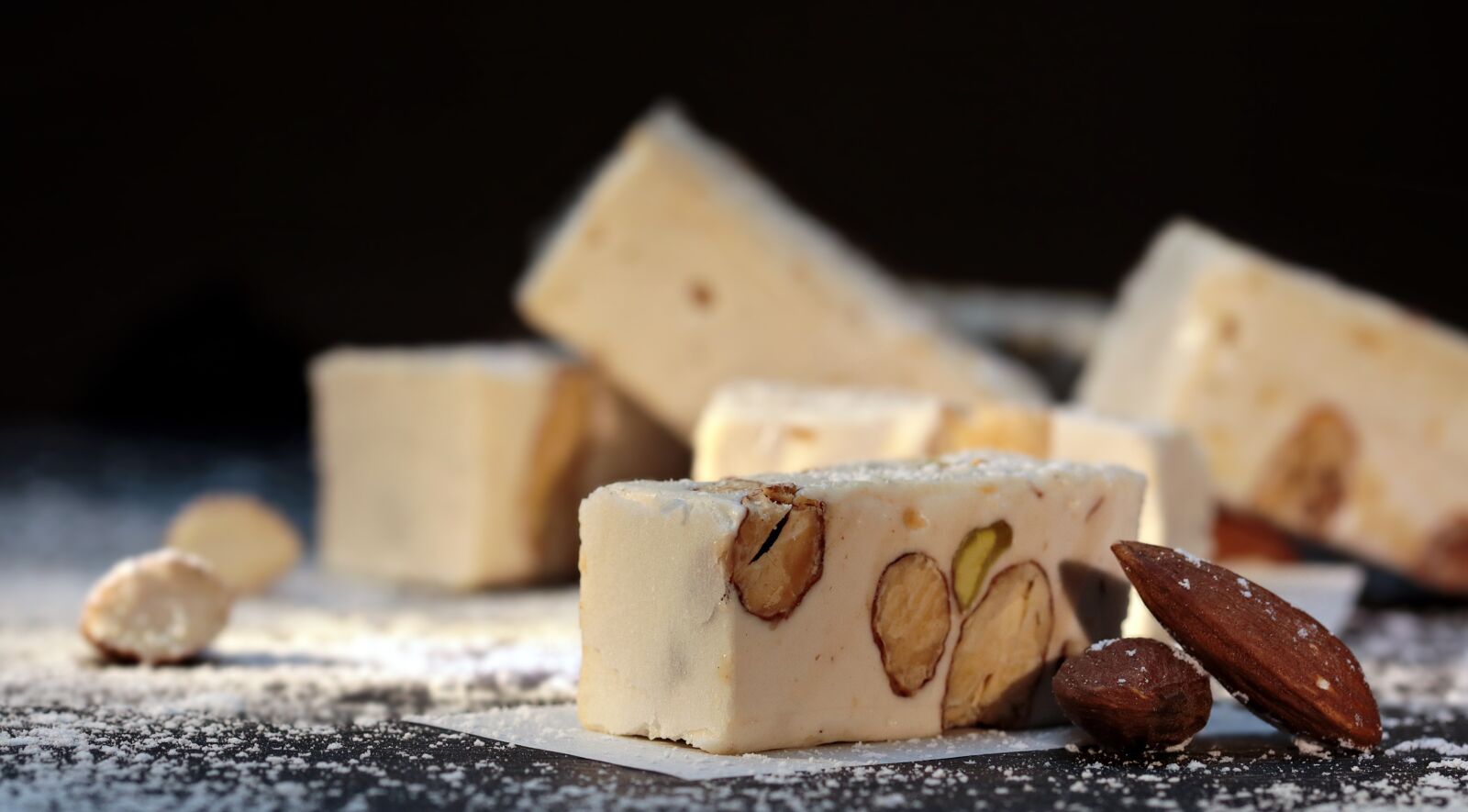 Canon EOS 80D sample photo. Nougat, white nougat, almond photography