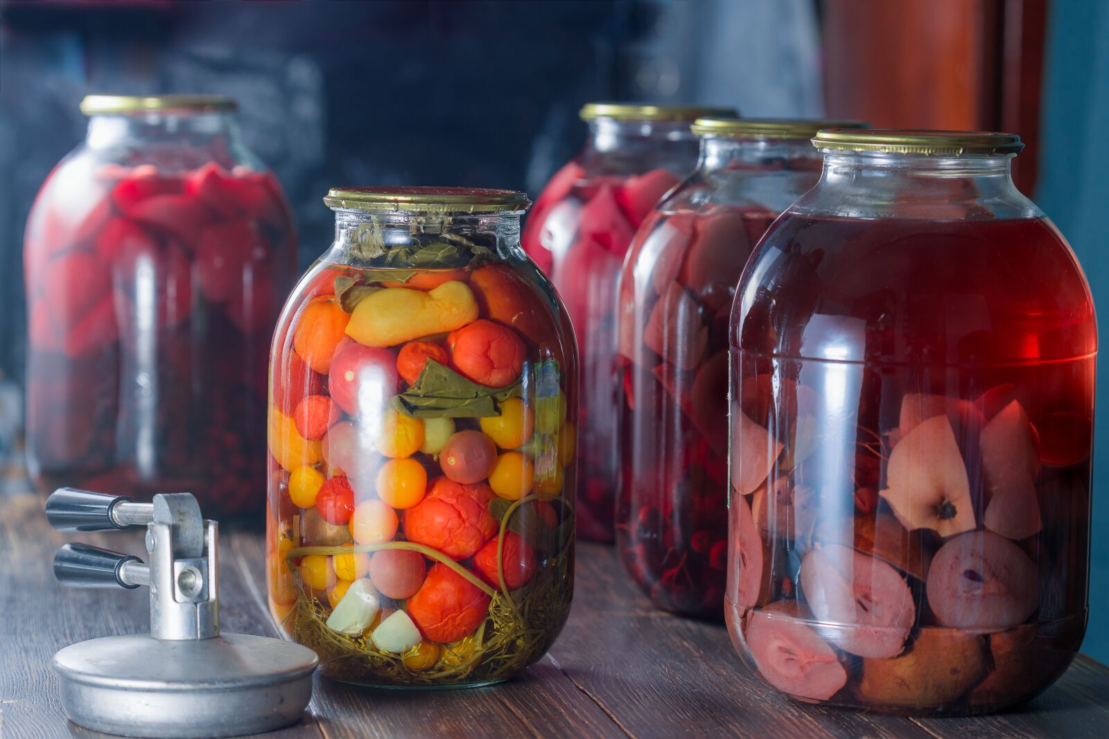 Nikon D7200 sample photo. Home canning, compote, vegetables photography