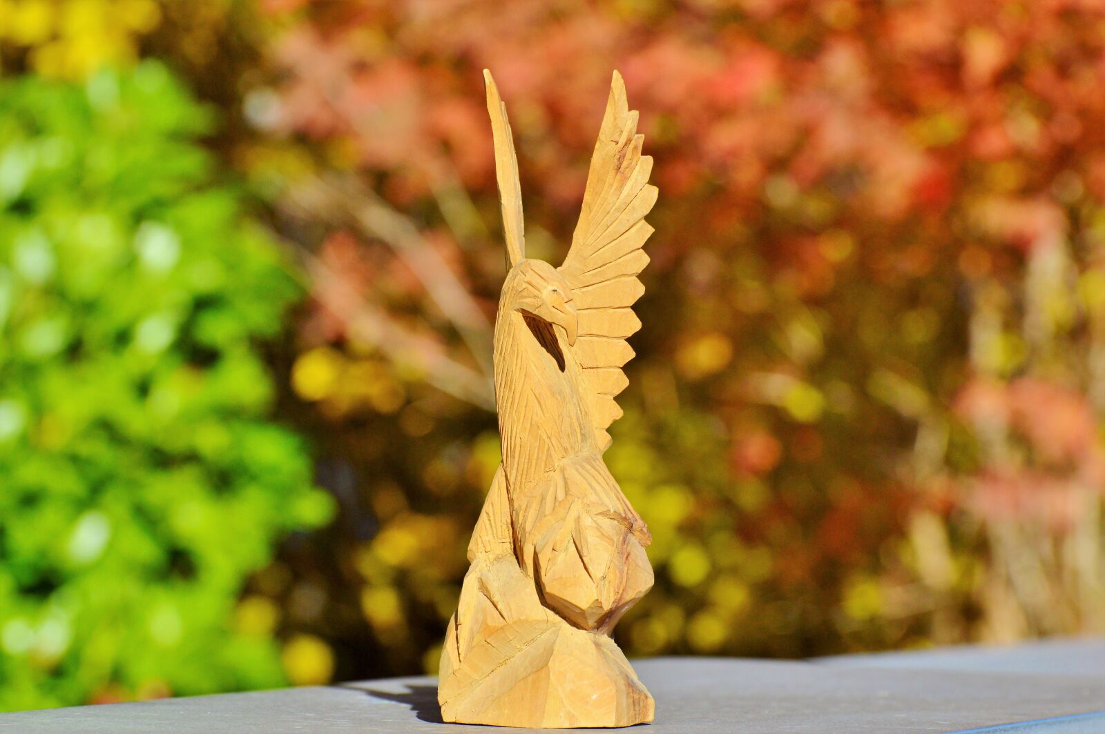 Nikon D3200 sample photo. Adler, carving, wood carving photography