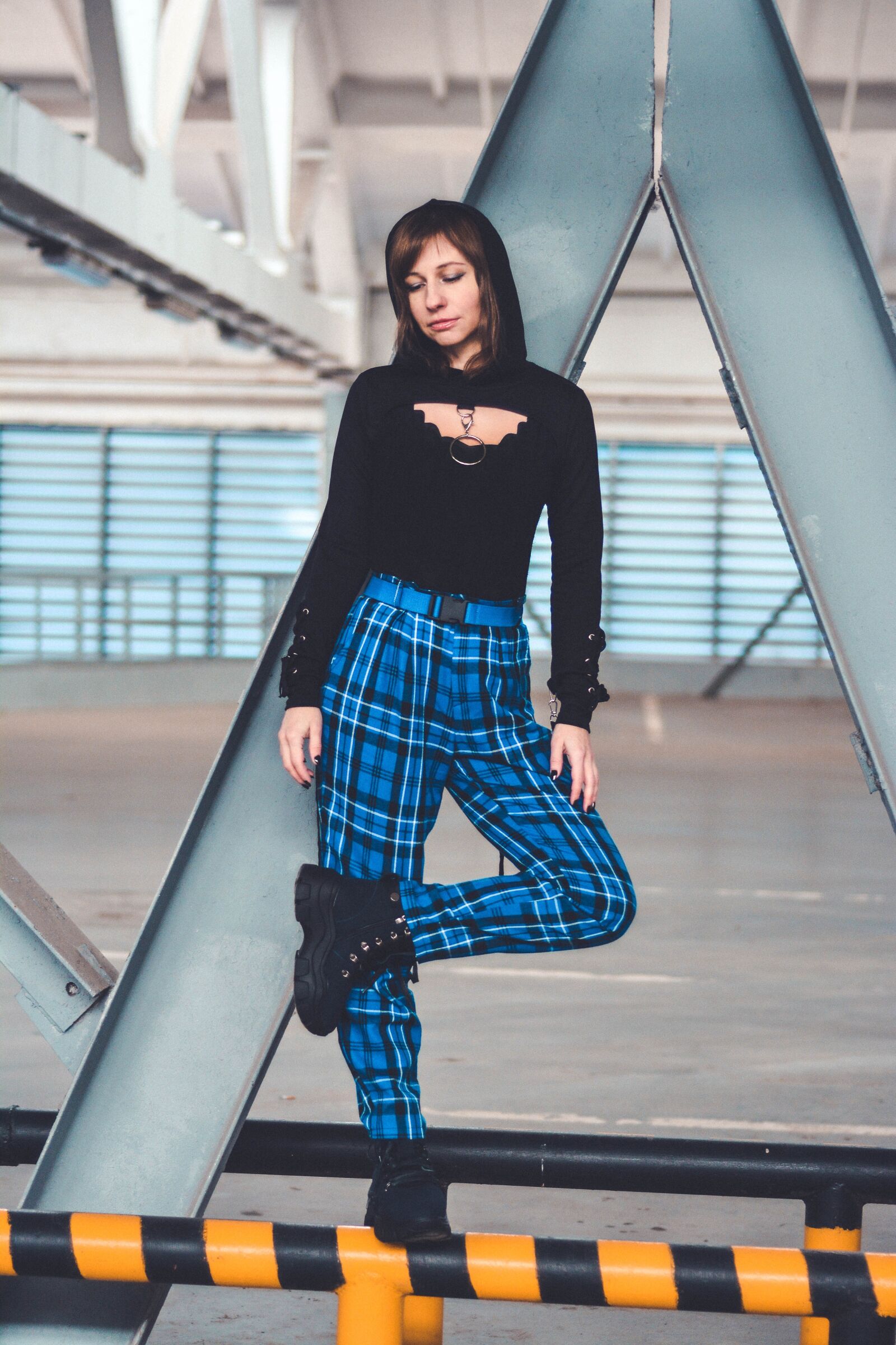 Nikon D7100 sample photo. Parking, punk, goth photography