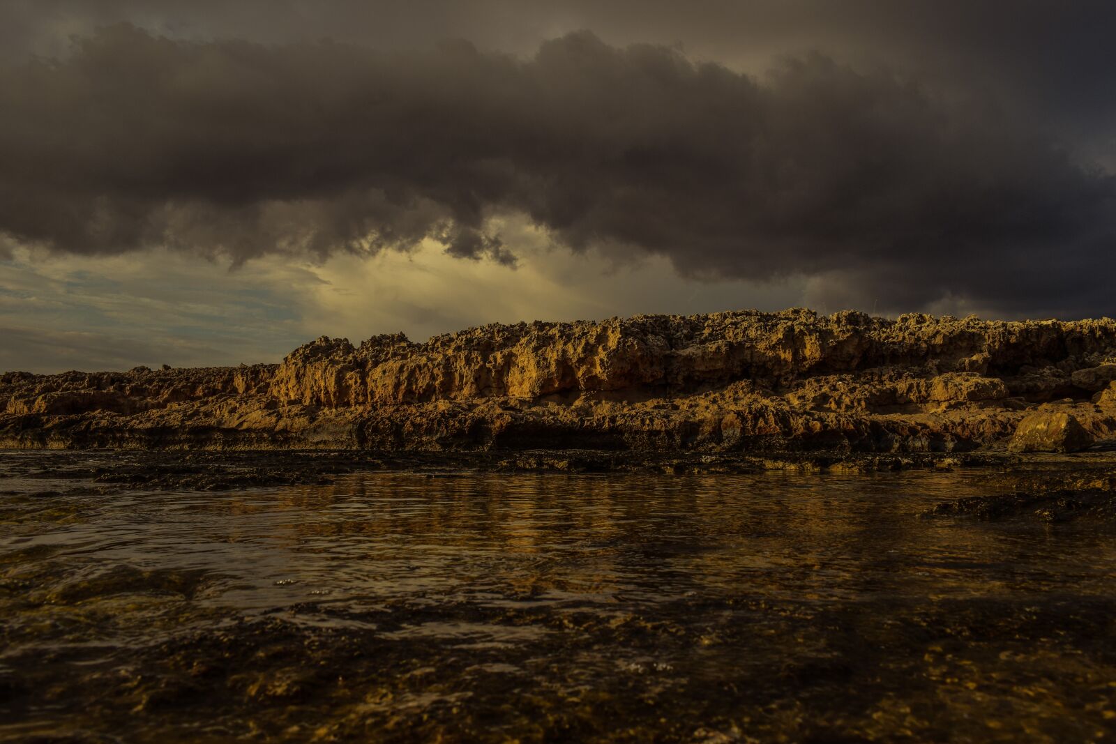 Nikon D3300 sample photo. Storm, weather, rocky coast photography