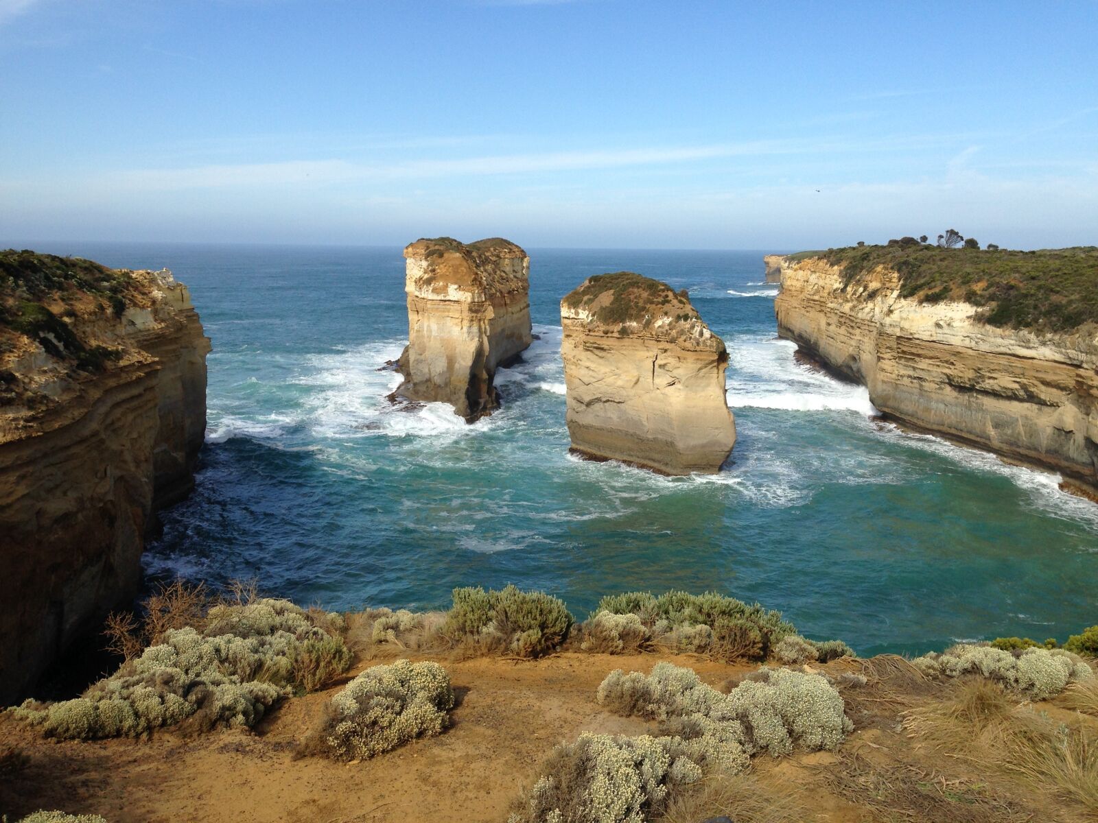 iPhone 5c back camera 4.12mm f/2.4 sample photo. Australia, port cambel, sea photography