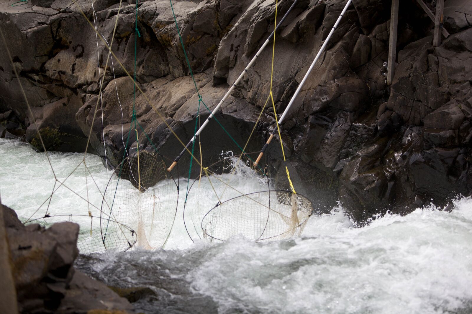 Canon EOS 5D Mark II sample photo. Traditional, dip, net, fishing photography