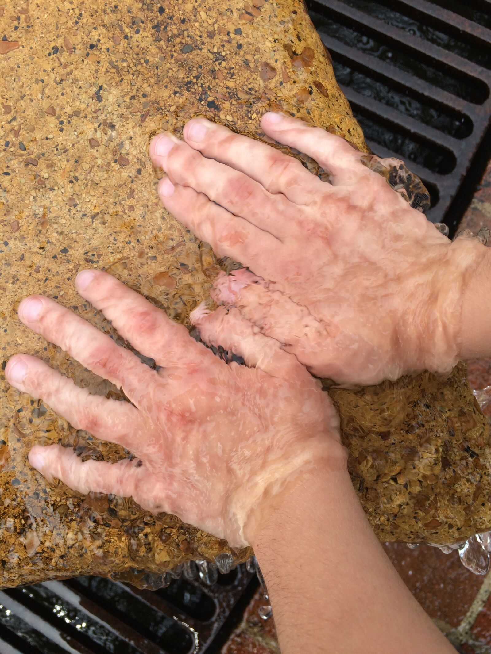 Apple iPhone 5s sample photo. Children, hands, water photography