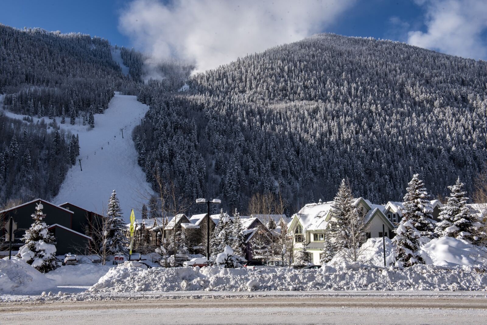 Nikon D750 sample photo. Telluride, colorado, ski photography