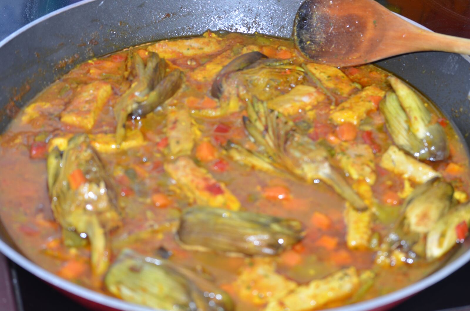 Nikon D5100 sample photo. Rice, artichokes, crayfish photography