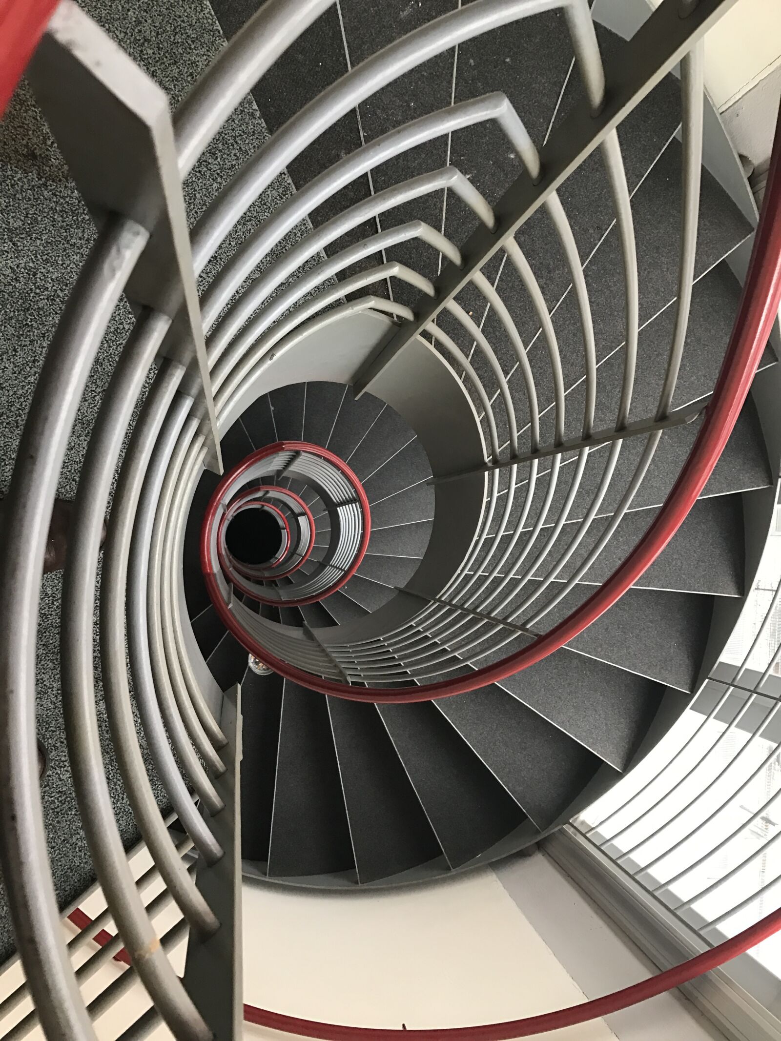 iPhone 7 Plus back dual camera 3.99mm f/1.8 sample photo. Level, spiral, steel photography