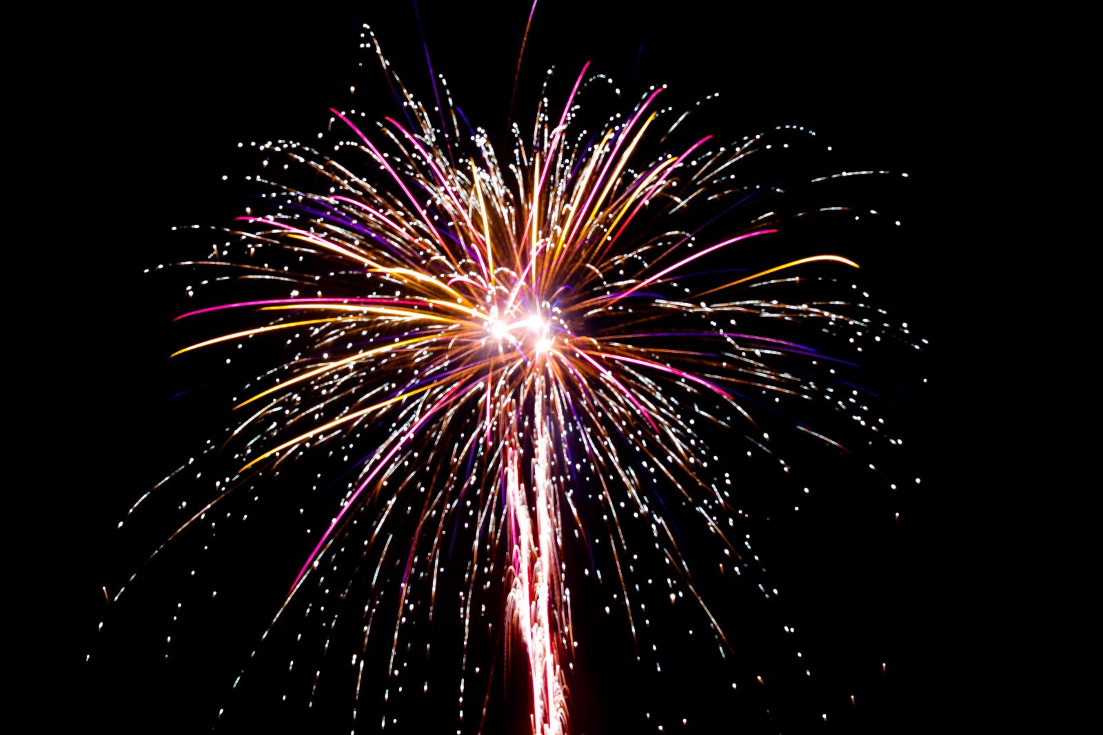 Canon EF-S 24mm F2.8 STM sample photo. Firework, explosion, lights photography