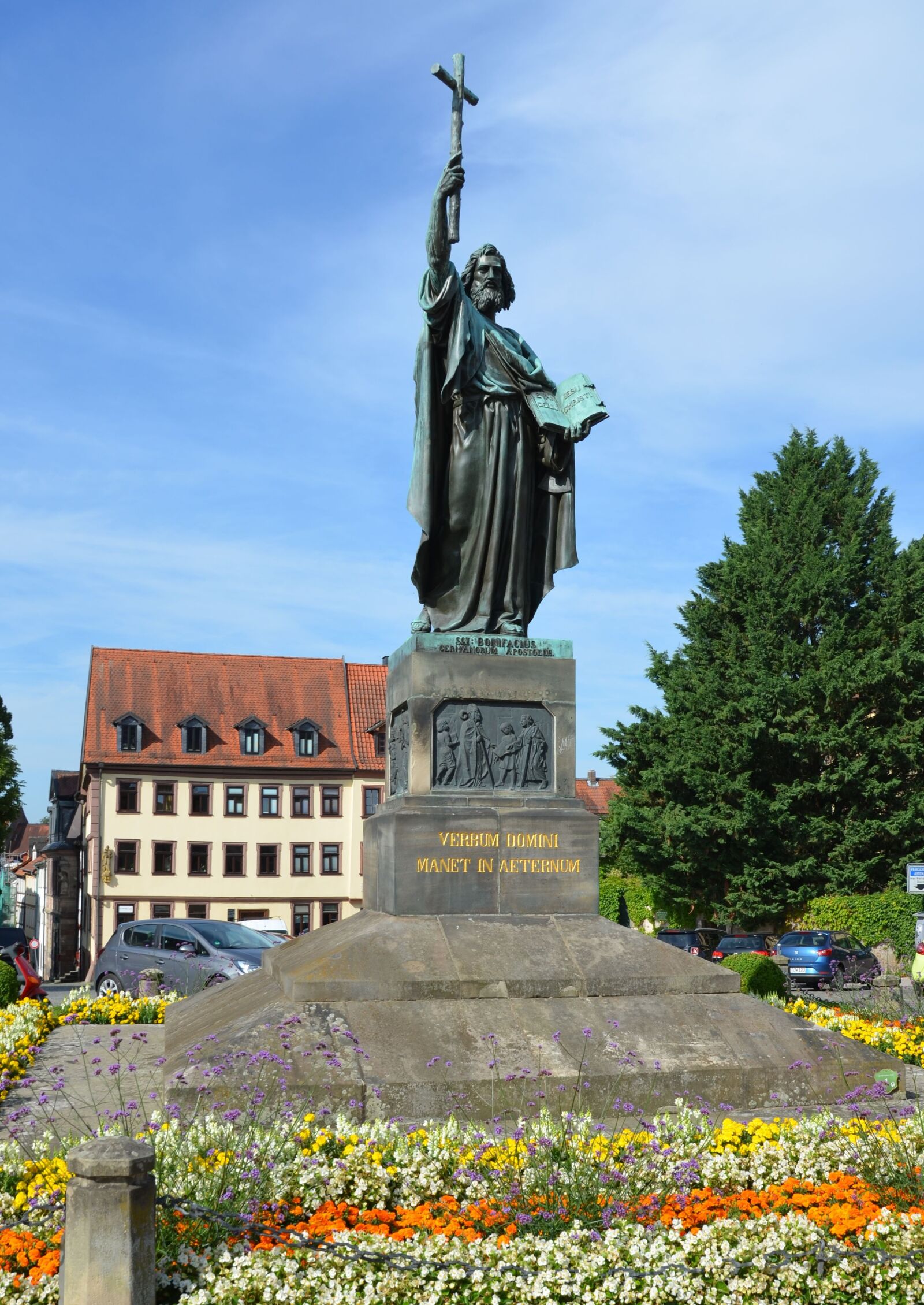 Nikon D5100 sample photo. Fulda, boniface, statue photography