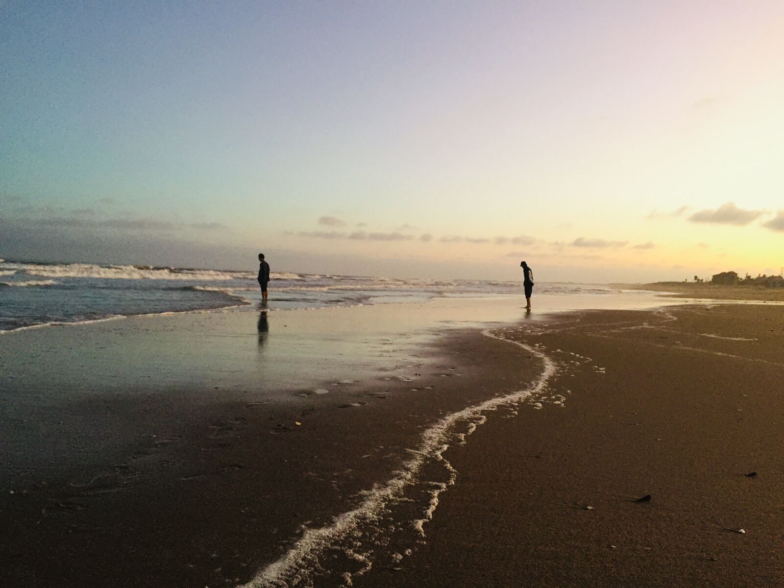 Apple iPhone 6 sample photo. Beach, at dusk, sunset photography
