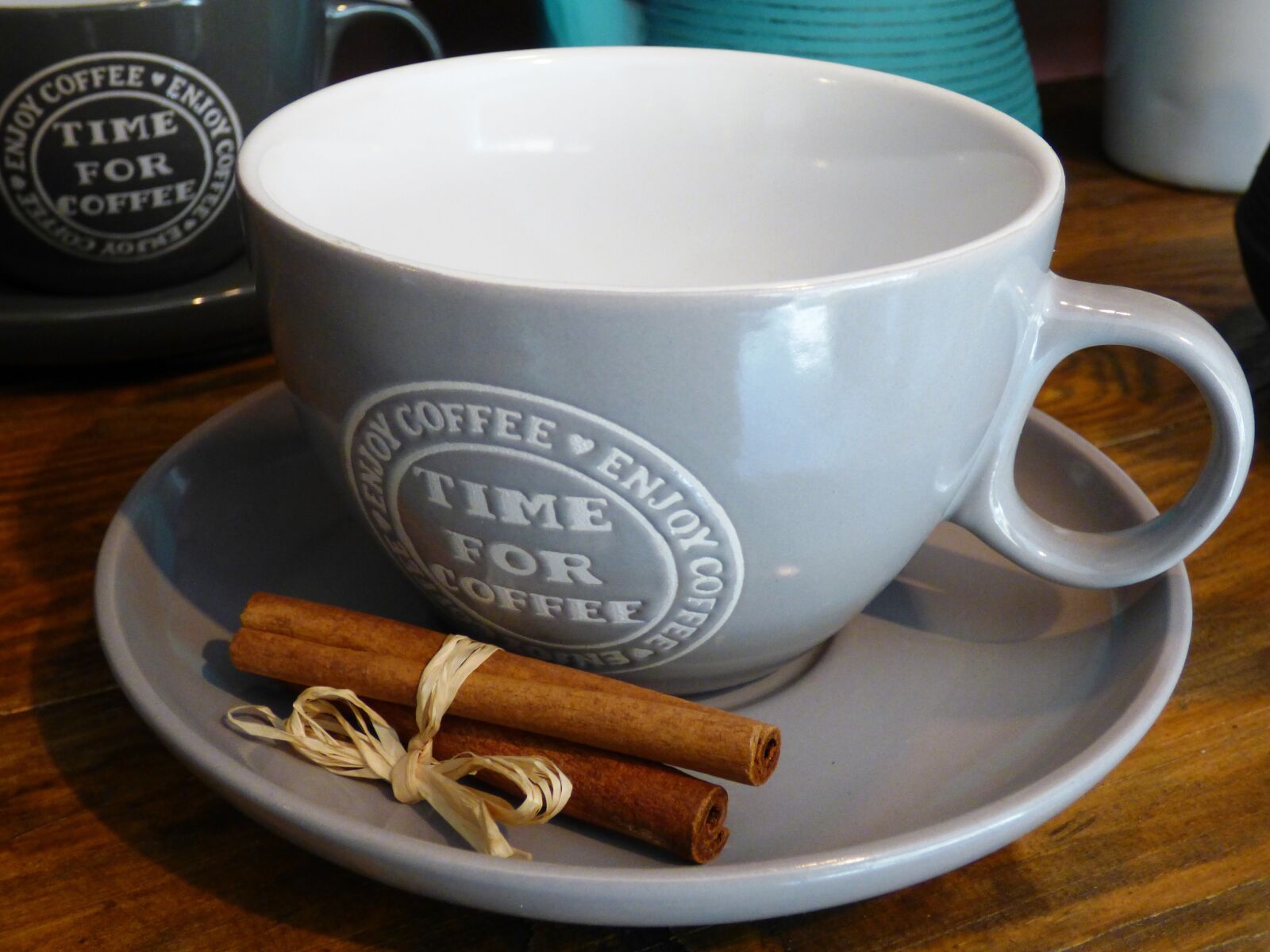 Panasonic DMC-FZ72 sample photo. Teacup, coffee, cinnamon photography