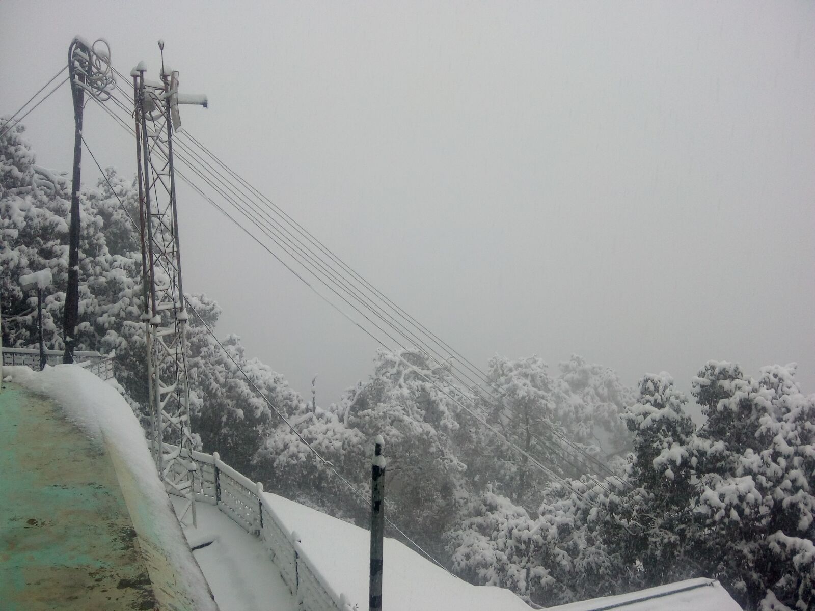 Motorola Moto C Plus sample photo. Snow, snowfall, shimla photography