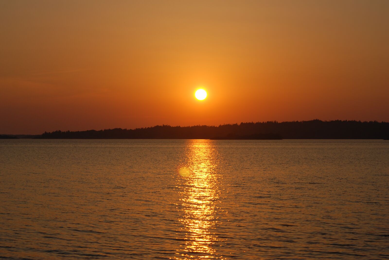 Nikon D80 sample photo. Sunset, sweden, summer photography