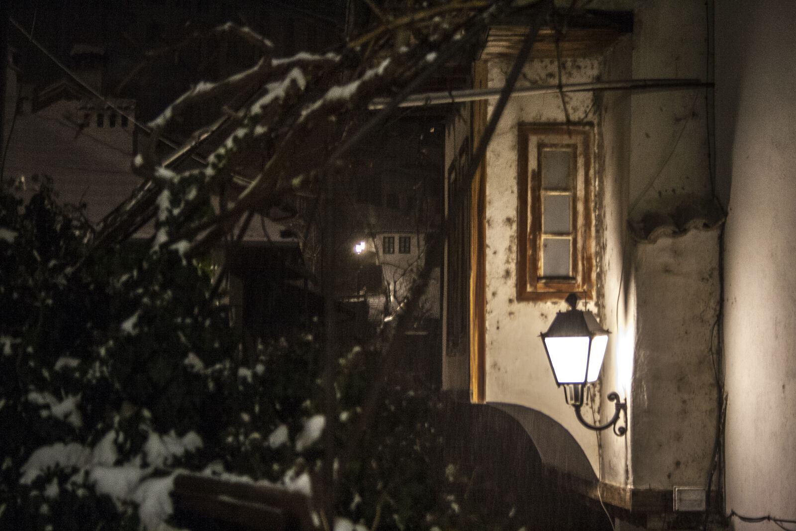 Canon EF-S 18-55mm F3.5-5.6 II sample photo. Snowing, soft, light, winter photography