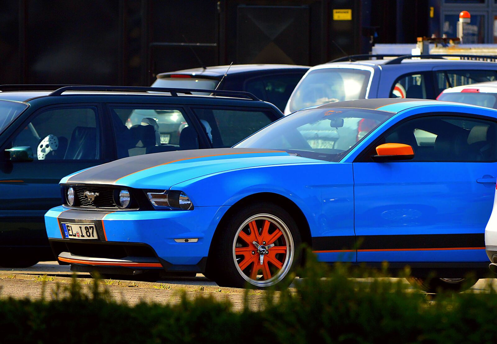 Nikon D3200 sample photo. Ford mustang, ford, front photography