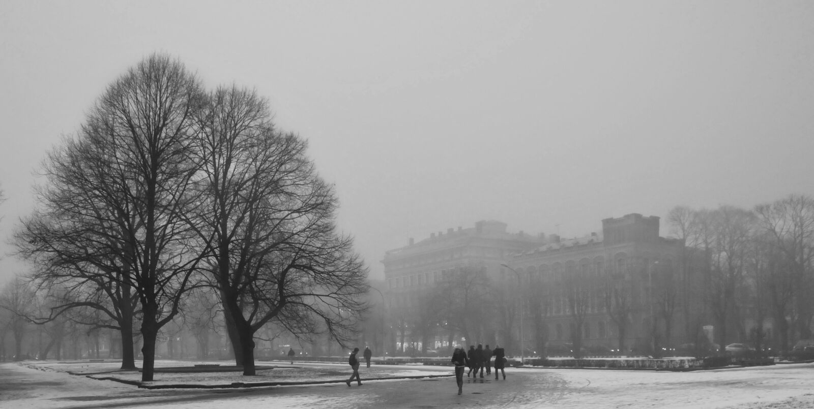 Nikon D300 sample photo. Cold, city, riga photography