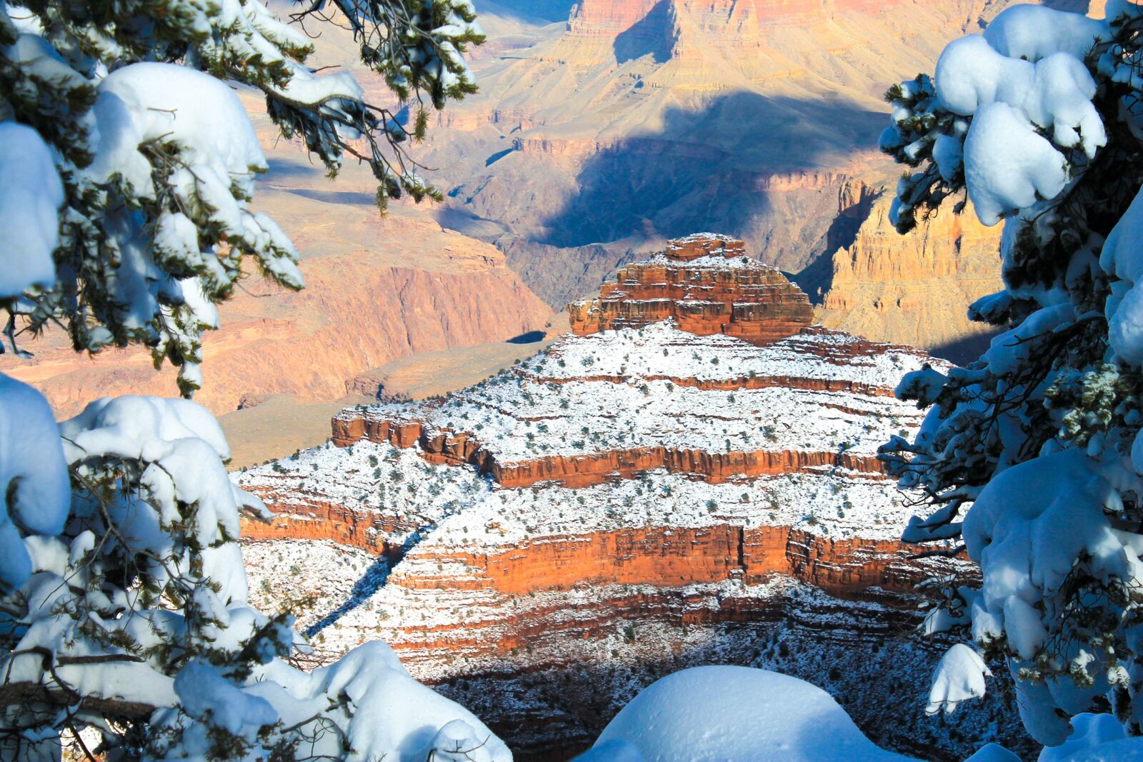Canon EOS 1100D (EOS Rebel T3 / EOS Kiss X50) sample photo. Grand, canyon, winter photography
