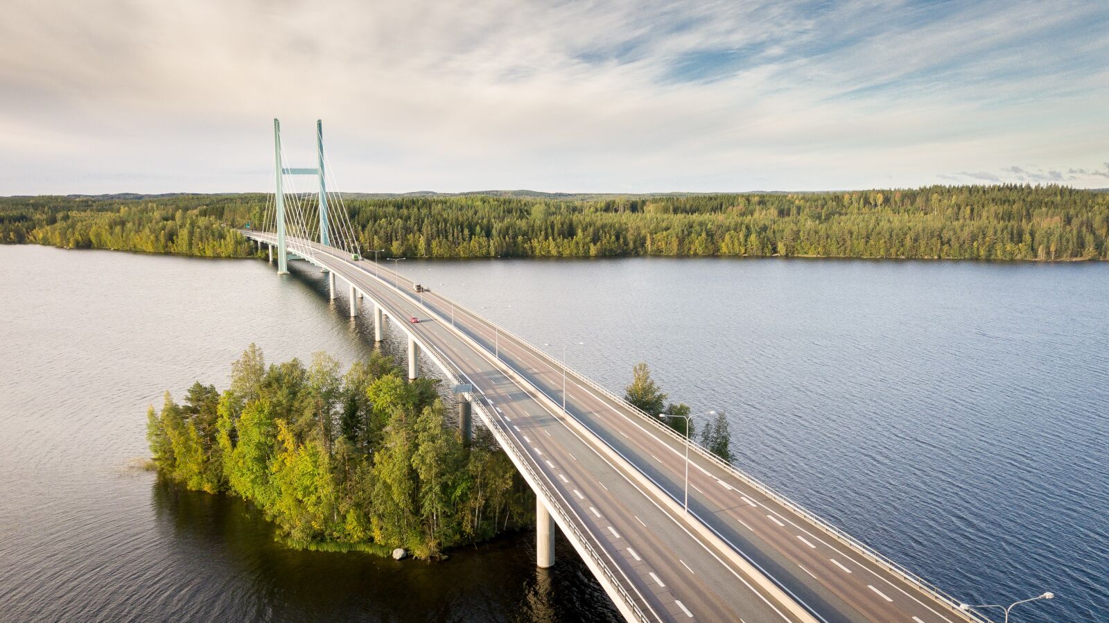 DJI FC220 sample photo. Finnish, bridge, star of photography