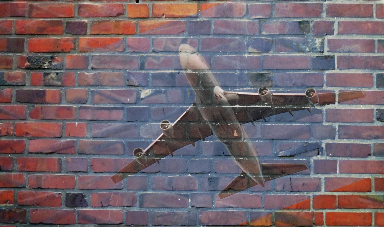 Panasonic DMC-TZ7 sample photo. Brick, aircraft noise, wall photography