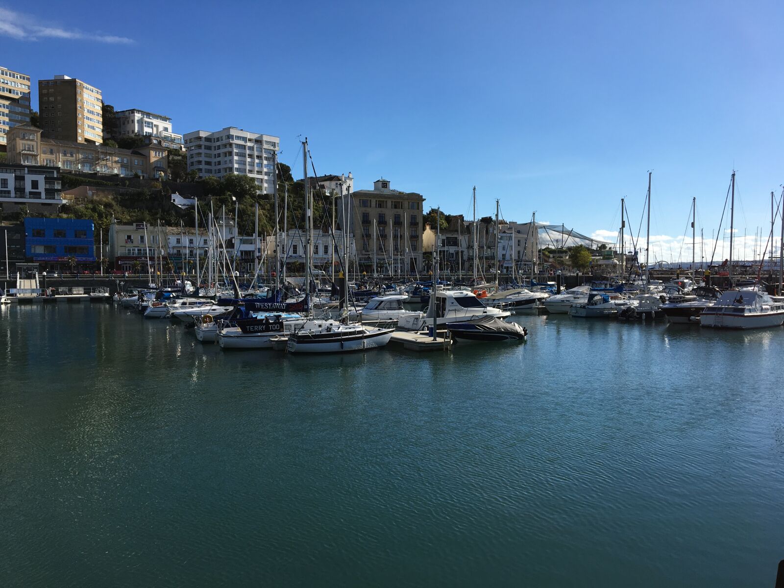 iPhone 6s back camera 4.15mm f/2.2 sample photo. Torquay, harbour photography