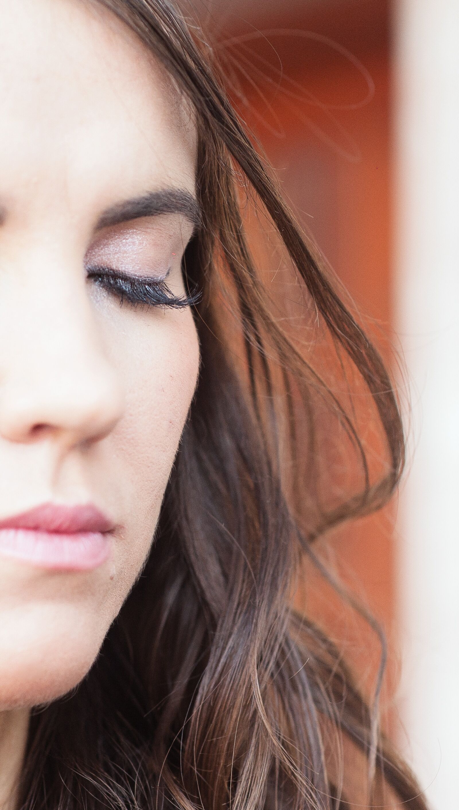 Nikon D700 sample photo. Portrait, eyelashes, face photography