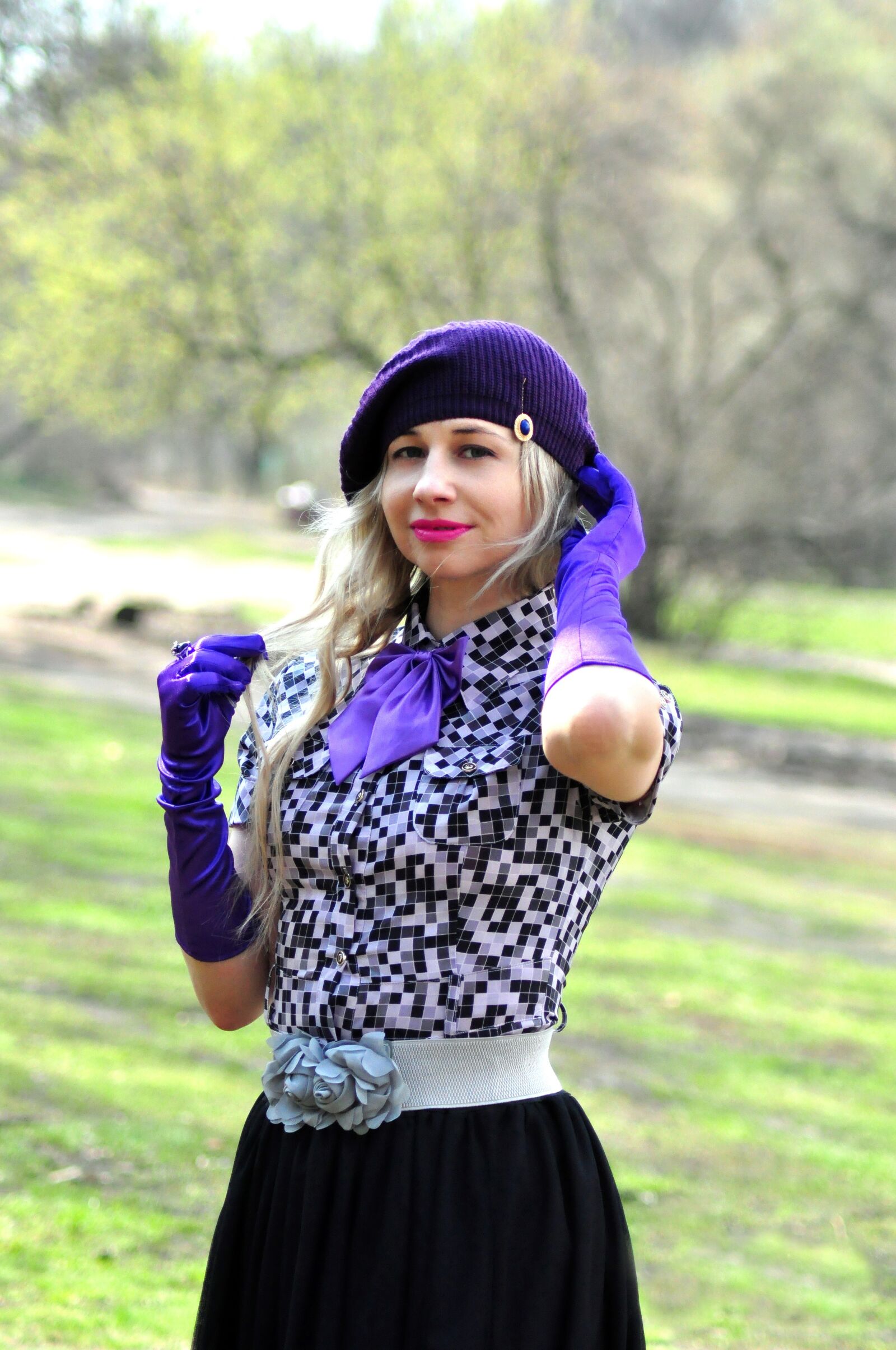 Nikon D90 sample photo. Forest, woman, spring photography