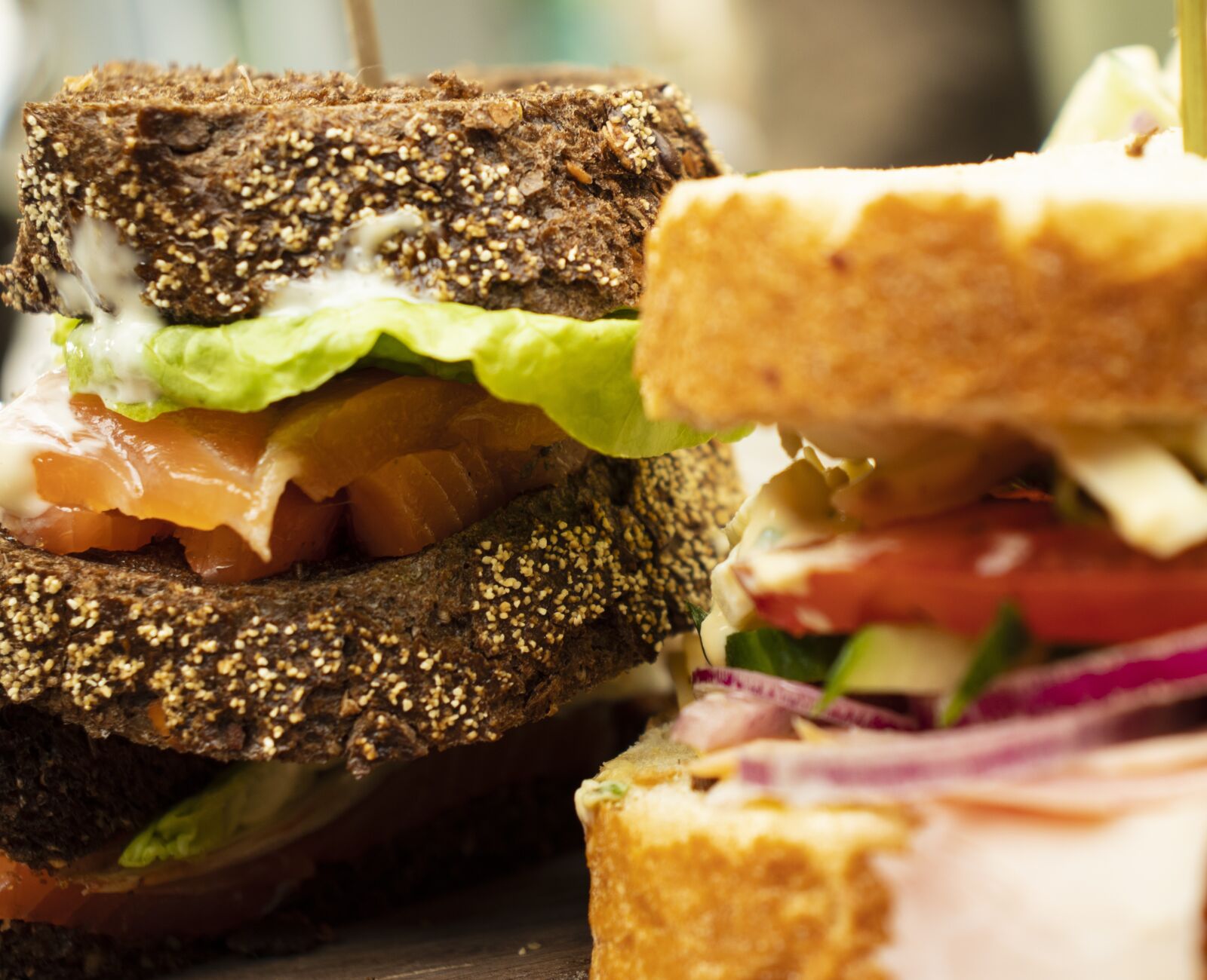 Canon EOS 77D (EOS 9000D / EOS 770D) sample photo. Sandwiches, lunch, food photography