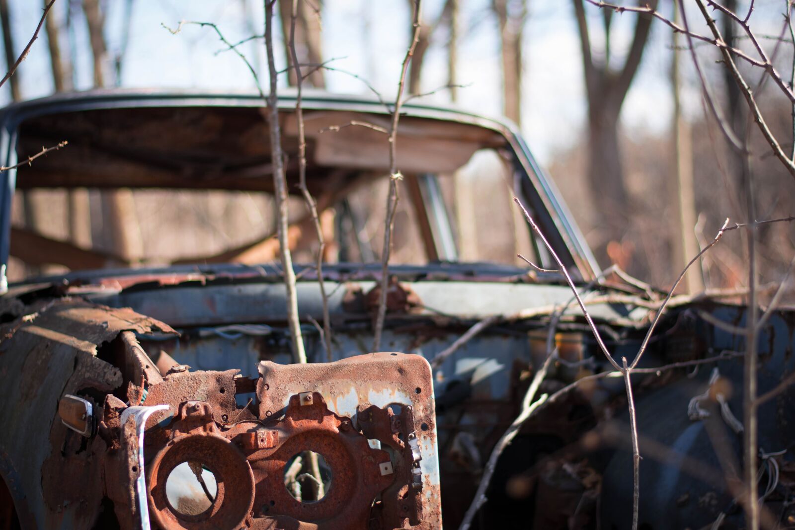 Nikon D3400 sample photo. Wreck, car, car wreck photography