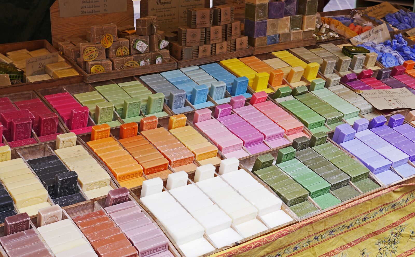 Panasonic Lumix DMC-GH3 sample photo. Flower market, nice, soap photography