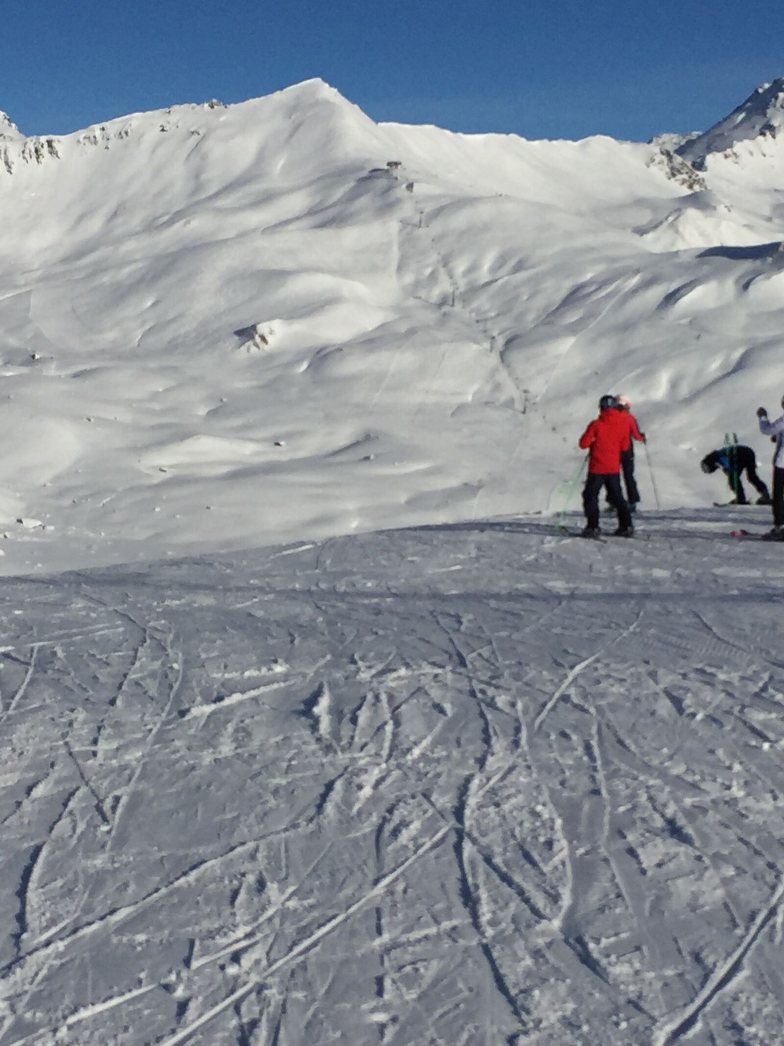 iPhone 6 back camera 4.15mm f/2.2 sample photo. Samnaun, skifahren, schnee photography
