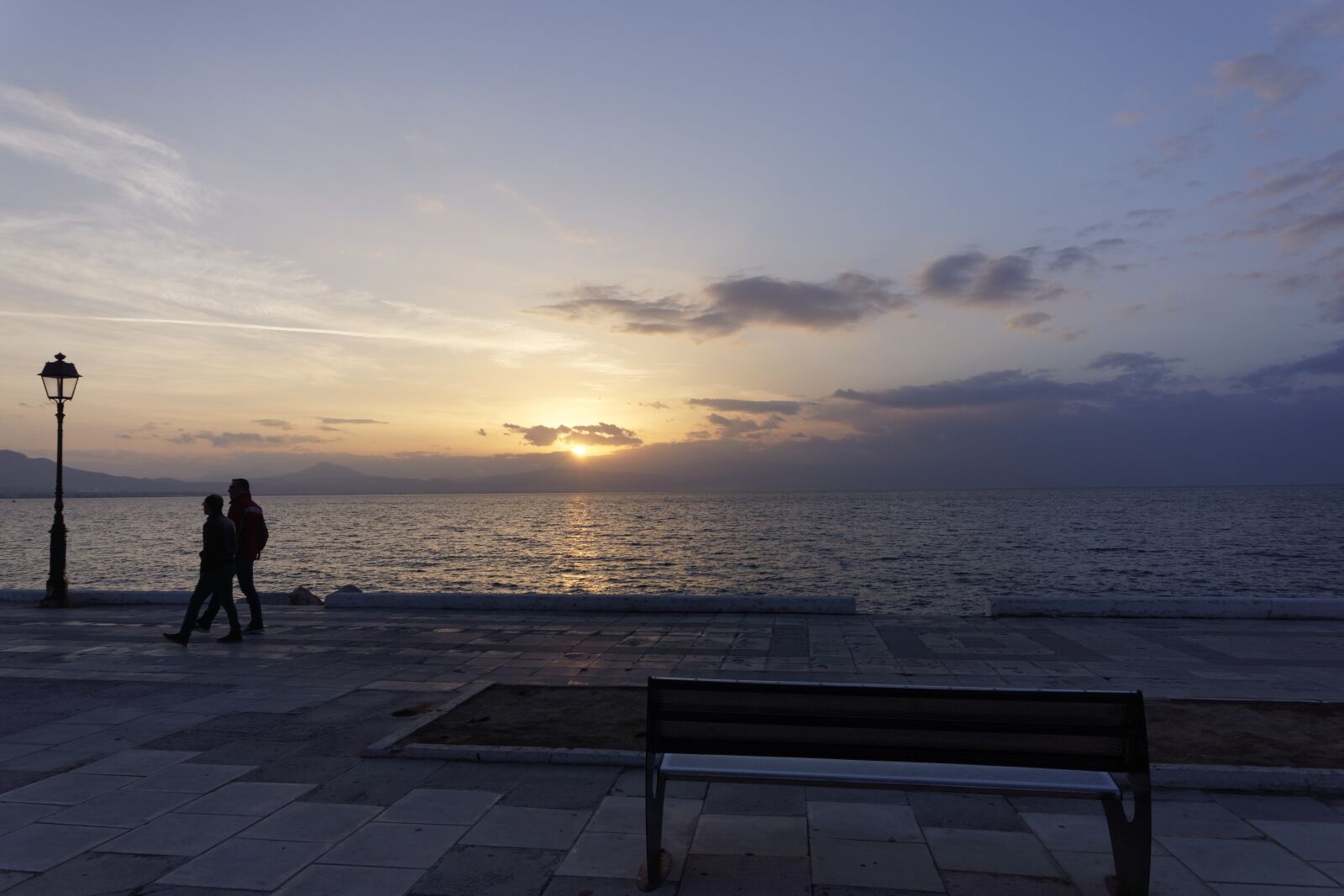Sony a6000 sample photo. Sunset, loutraki, greece photography