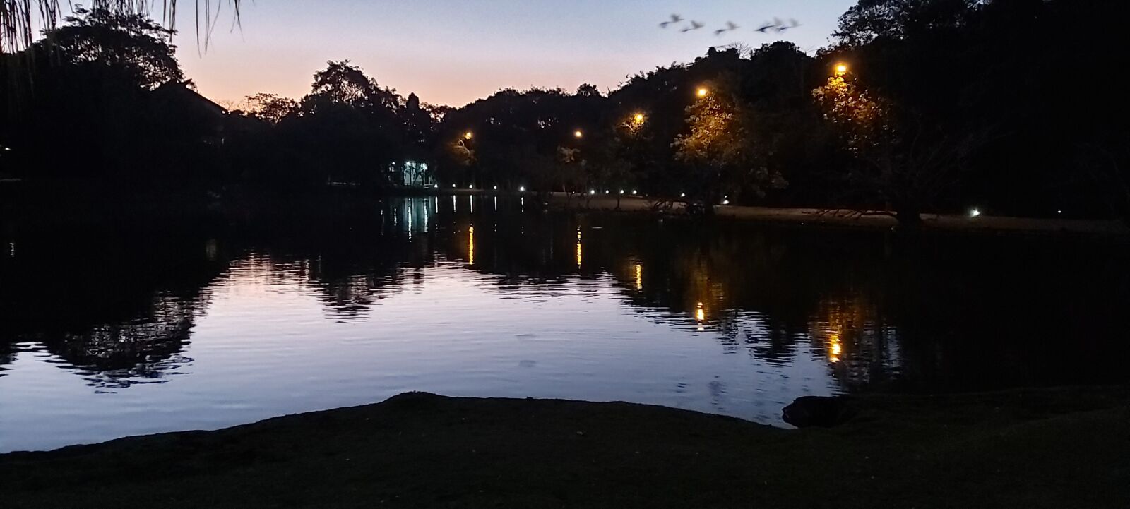 Samsung Galaxy A70 sample photo. Eventide, lake, autumn photography