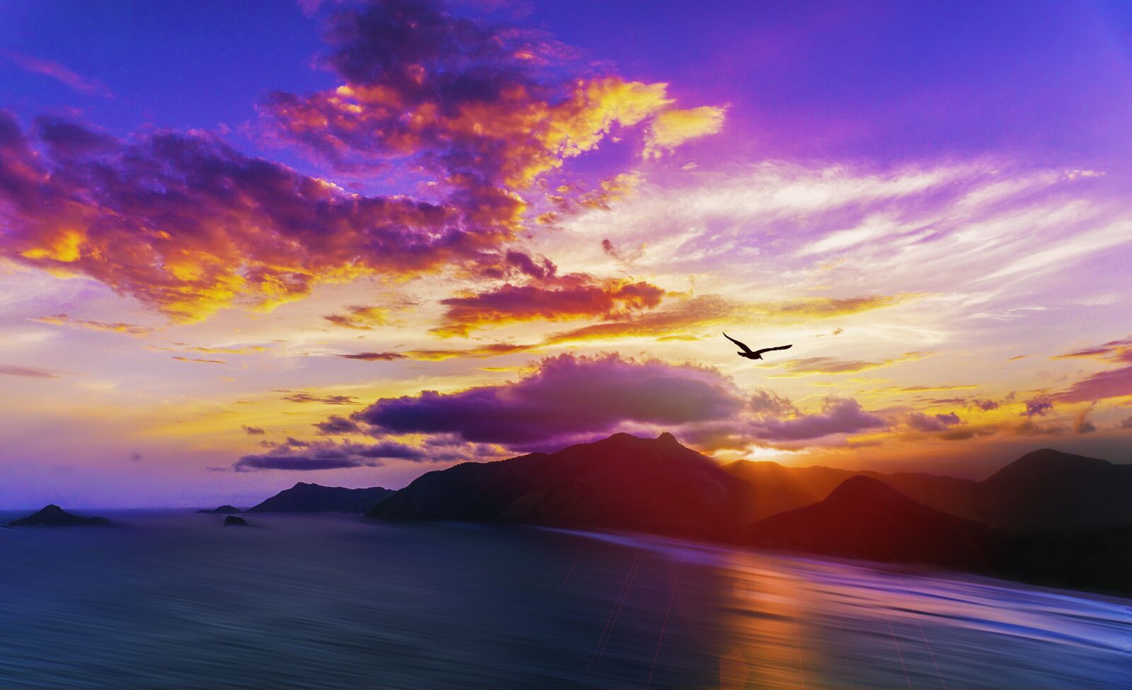 Sony E 16-50mm F3.5-5.6 PZ OSS sample photo. Island sunset, tropical coast photography