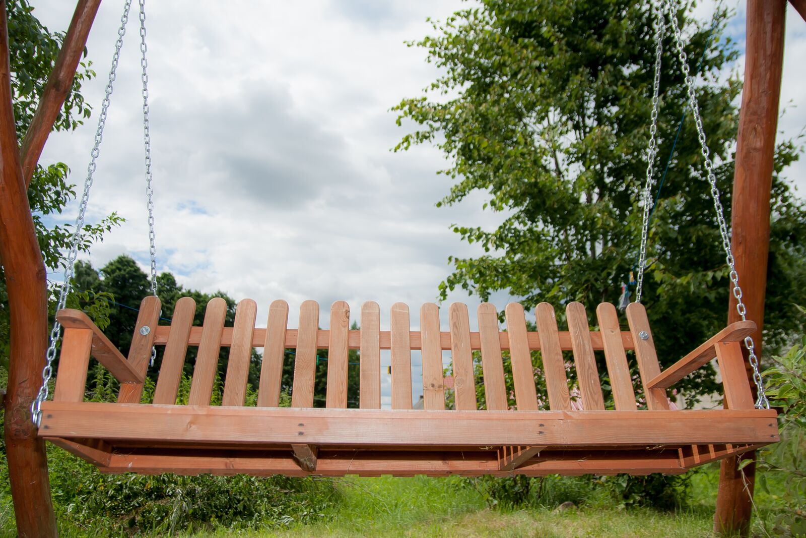 Canon EOS 40D sample photo. Bench, swing, quiet photography