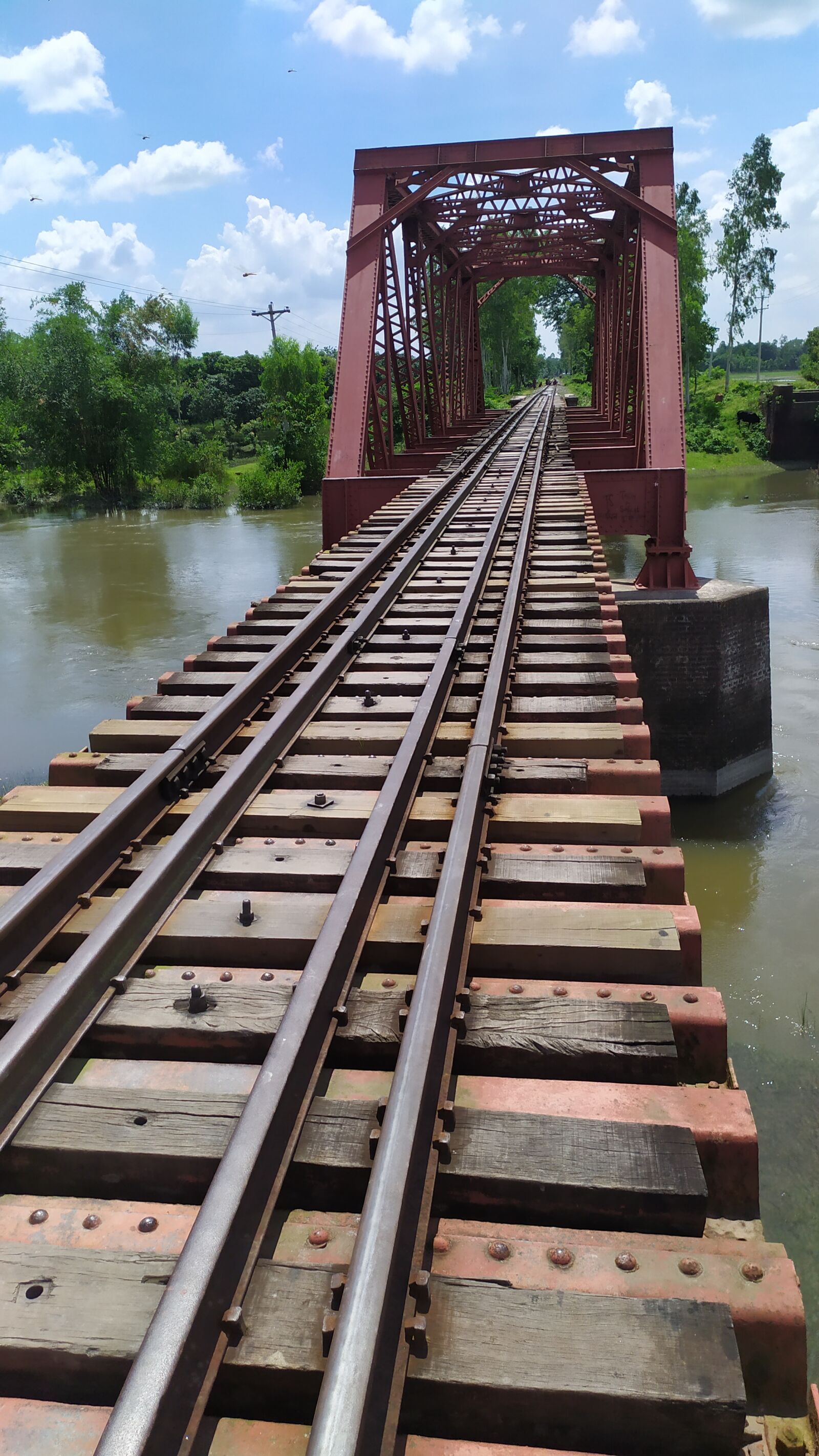 Xiaomi Redmi Note 7 sample photo. Natural scenery, rail line photography