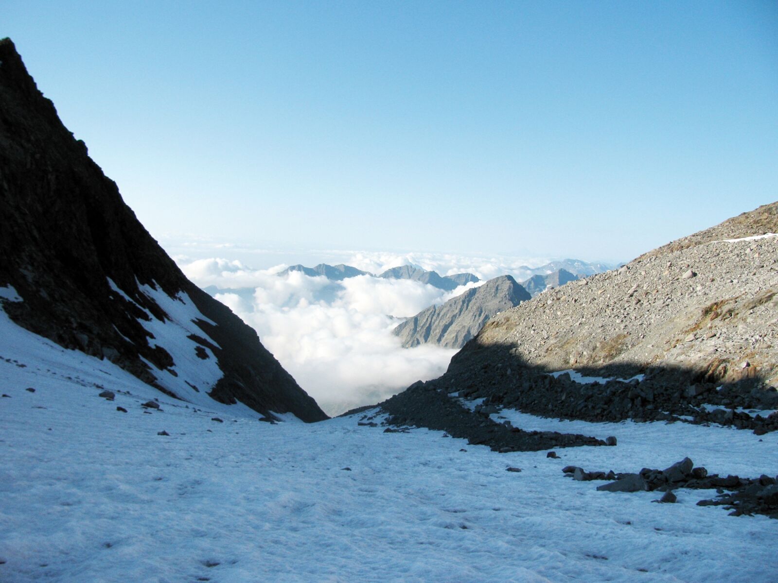 Canon PowerShot SX110 IS sample photo. Gran paradiso, glacier, mountain photography