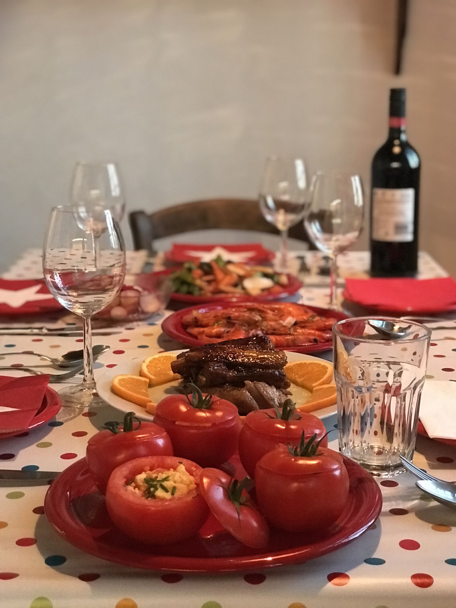 Apple iPhone 7 Plus sample photo. Tags please with dinner photography