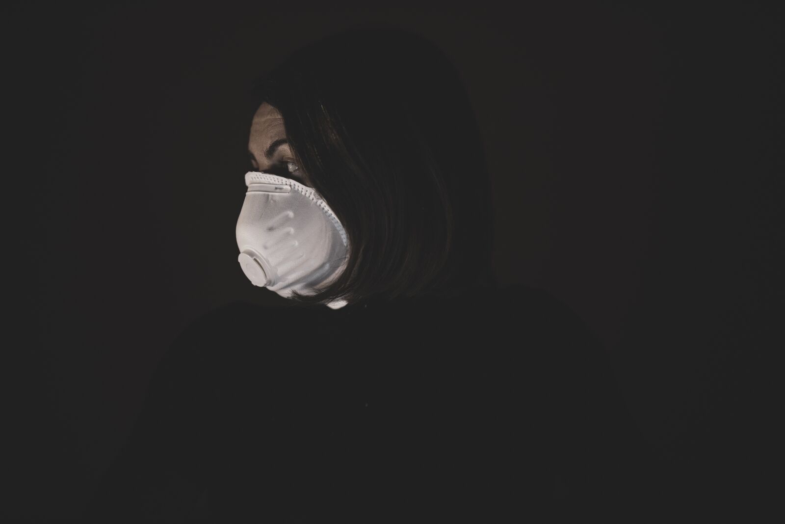 Canon RF 85mm F1.2L USM sample photo. Coronavirus, mask, virus photography