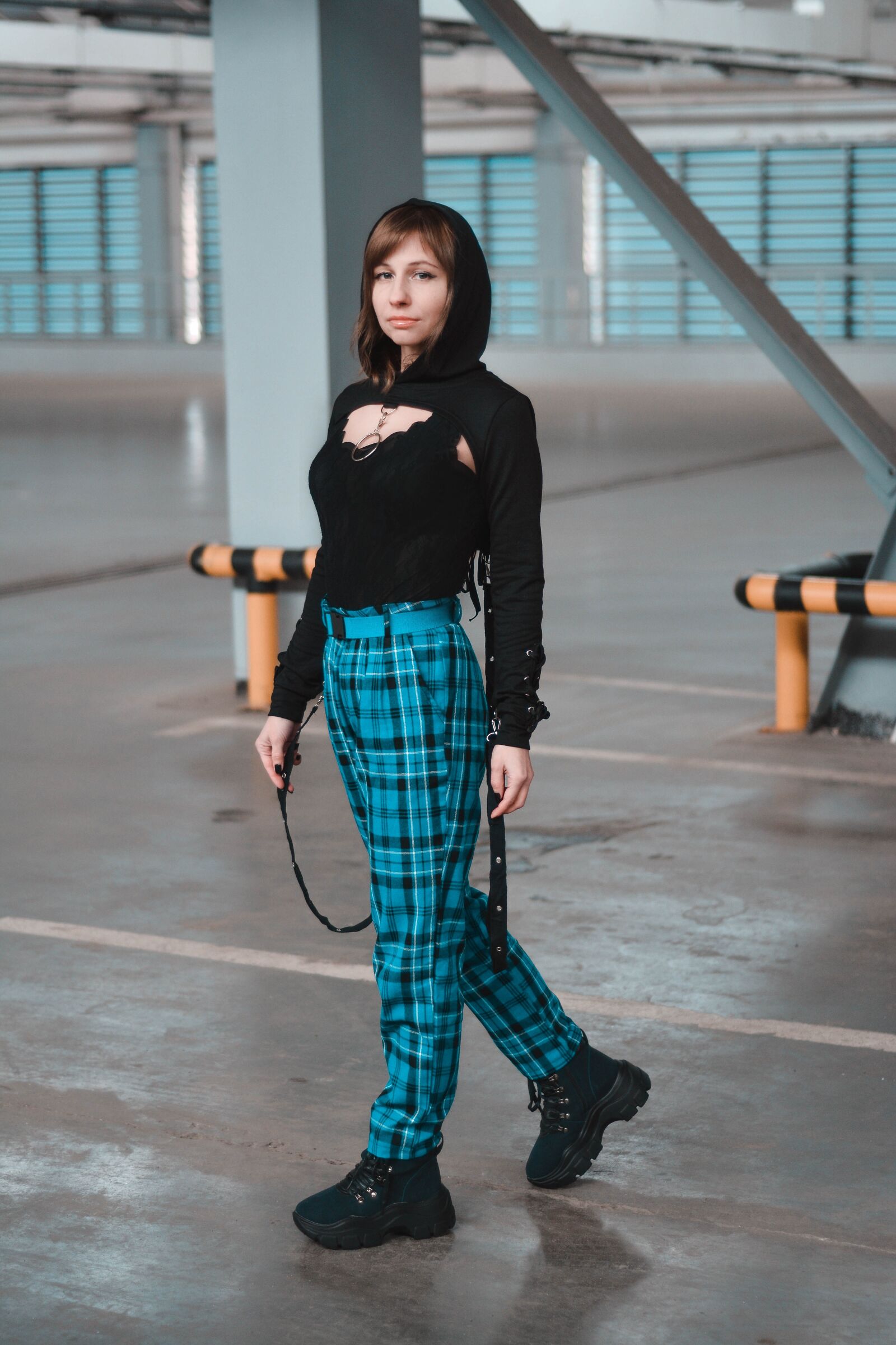 Nikon D7100 sample photo. Parking, punk, goth photography