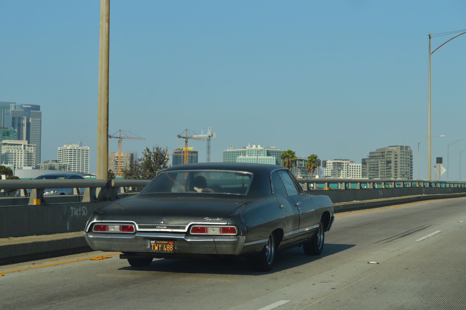 Nikon D3200 sample photo. Los angeles, highway, car photography