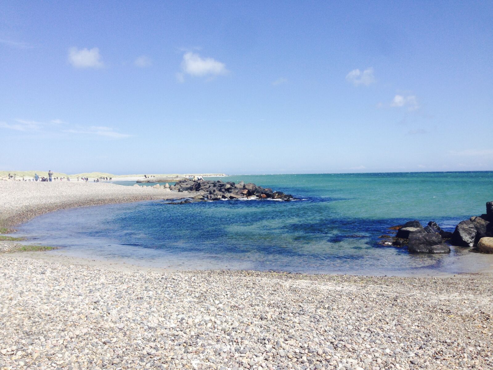iPhone 5 back camera 4.12mm f/2.4 sample photo. Baltic, sea, beach, blue photography