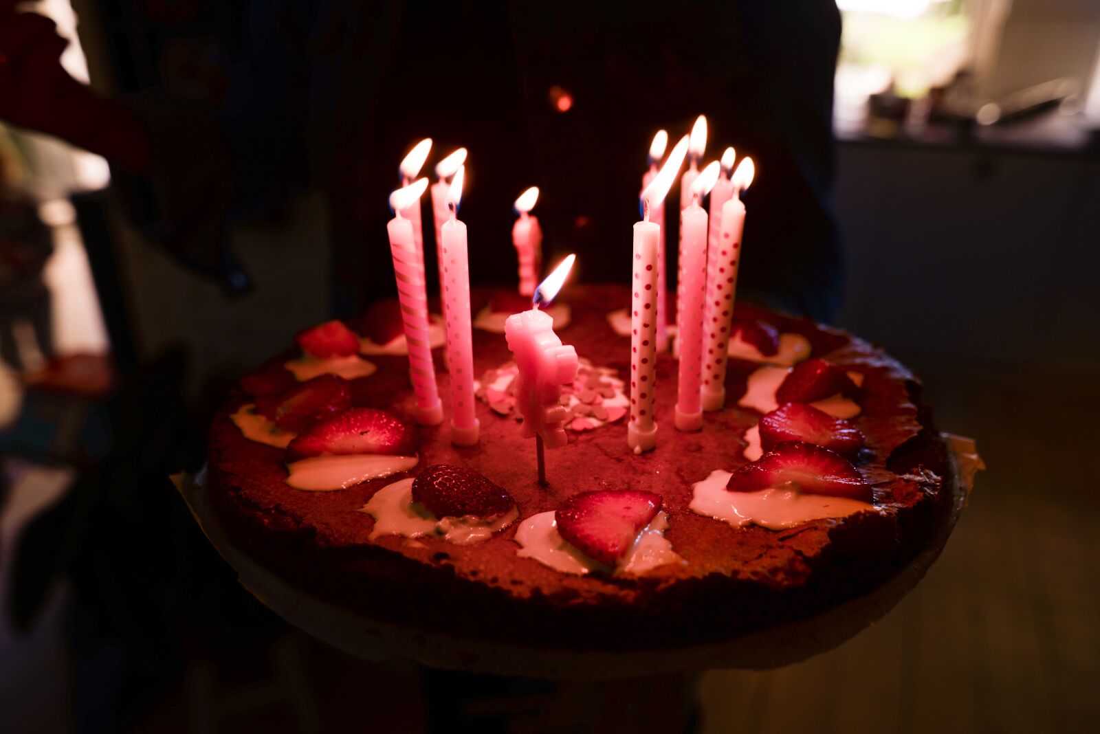 Nikon D610 sample photo. Birthday cake, food, candle photography
