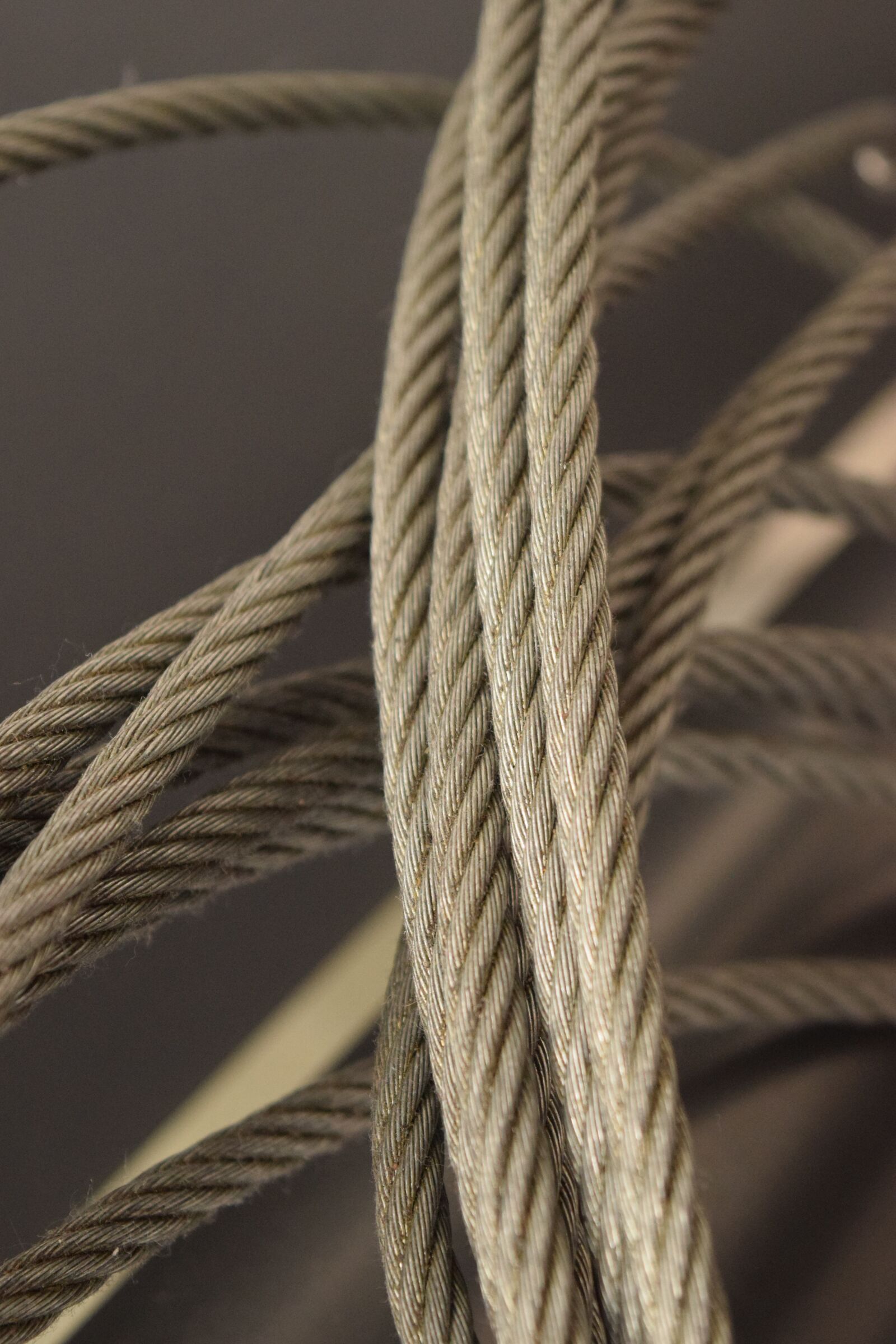 Nikon D3300 sample photo. Rope, metal, steel photography