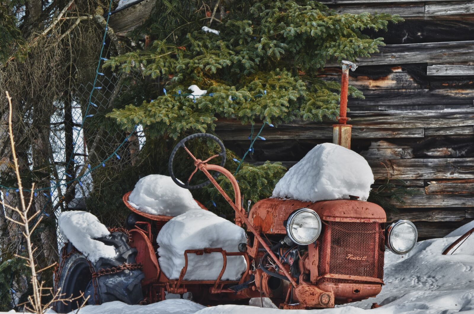 Nikon D7000 sample photo. Tractor, vintage, old photography