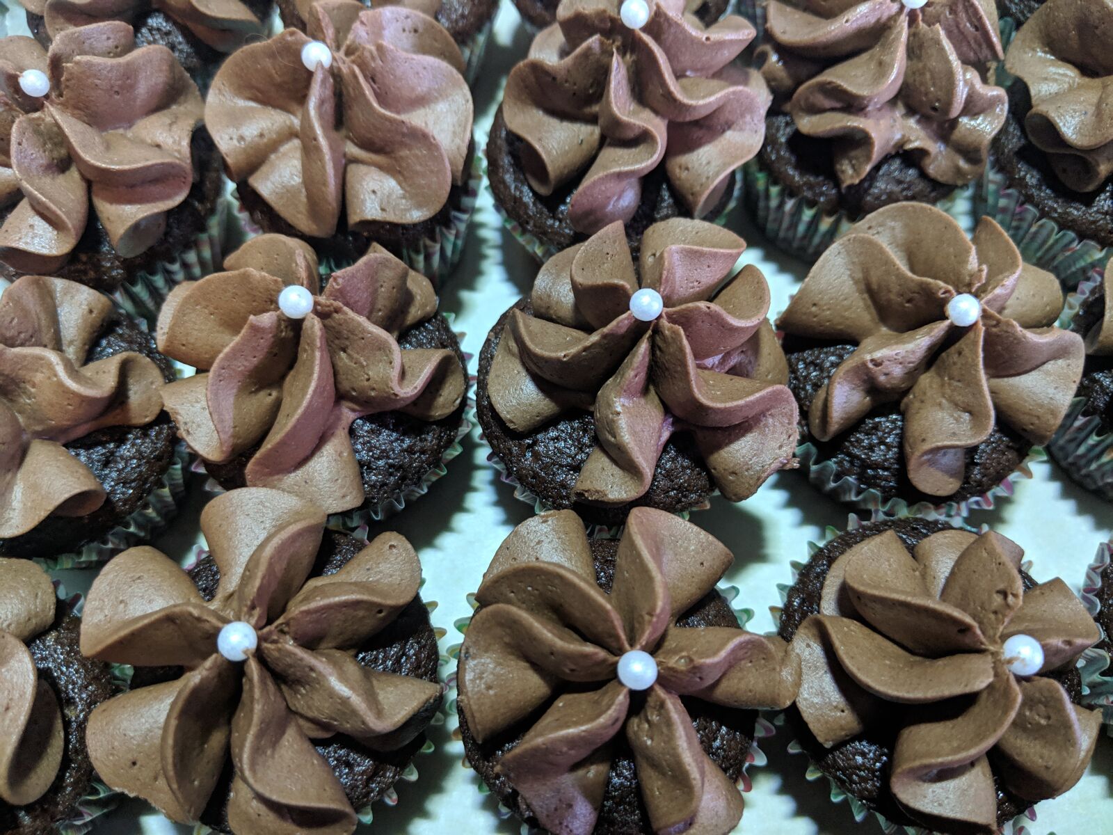 Google Pixel 2 sample photo. Cupcakes, frosting, homemade photography